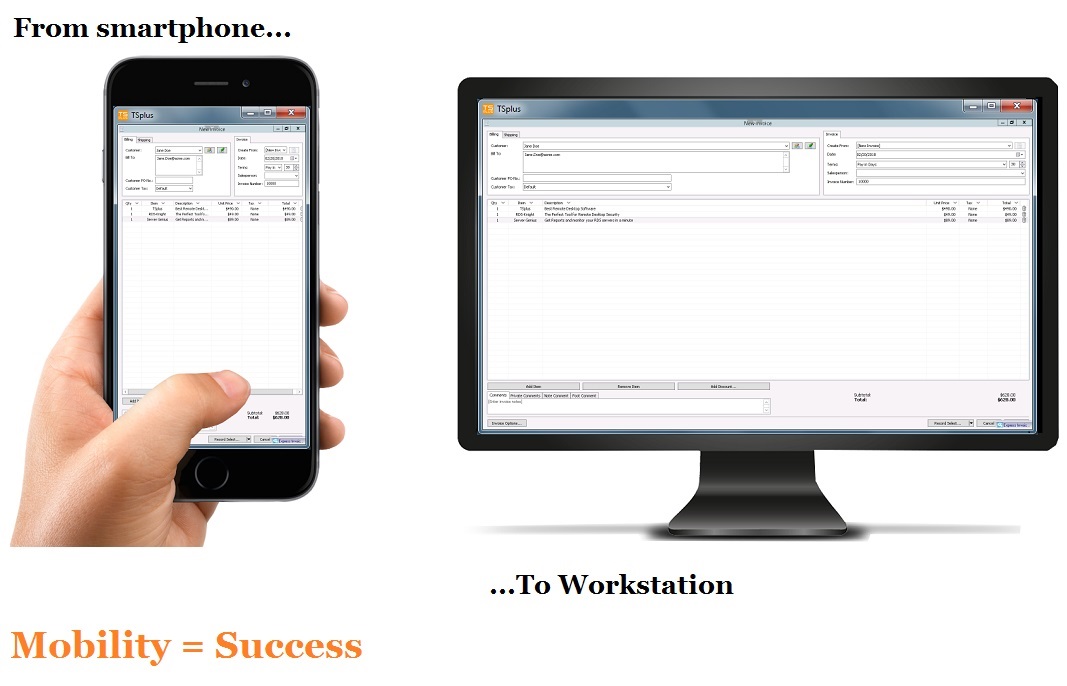 System • A picture with a caption